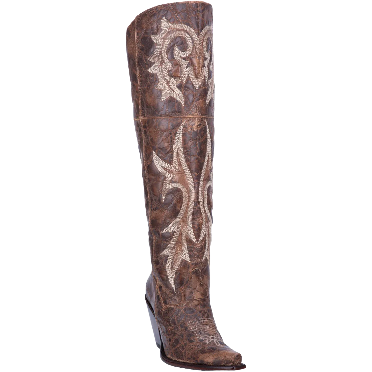 DAN POST WOMEN'S JILTED KNEE HIGH WESTERN BOOTS DP3709
